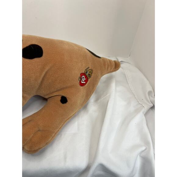 Tonka Vintage Pound Puppies Plush Dog Tan Brown Spots Heart Logo 17 1985 - Picture 5 of 10